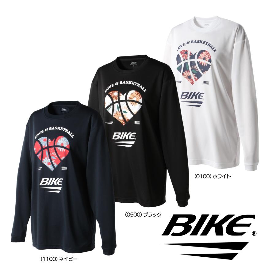 バスケットボール バスケ T シャツ 長袖 レディース 女性 BIKE バイク