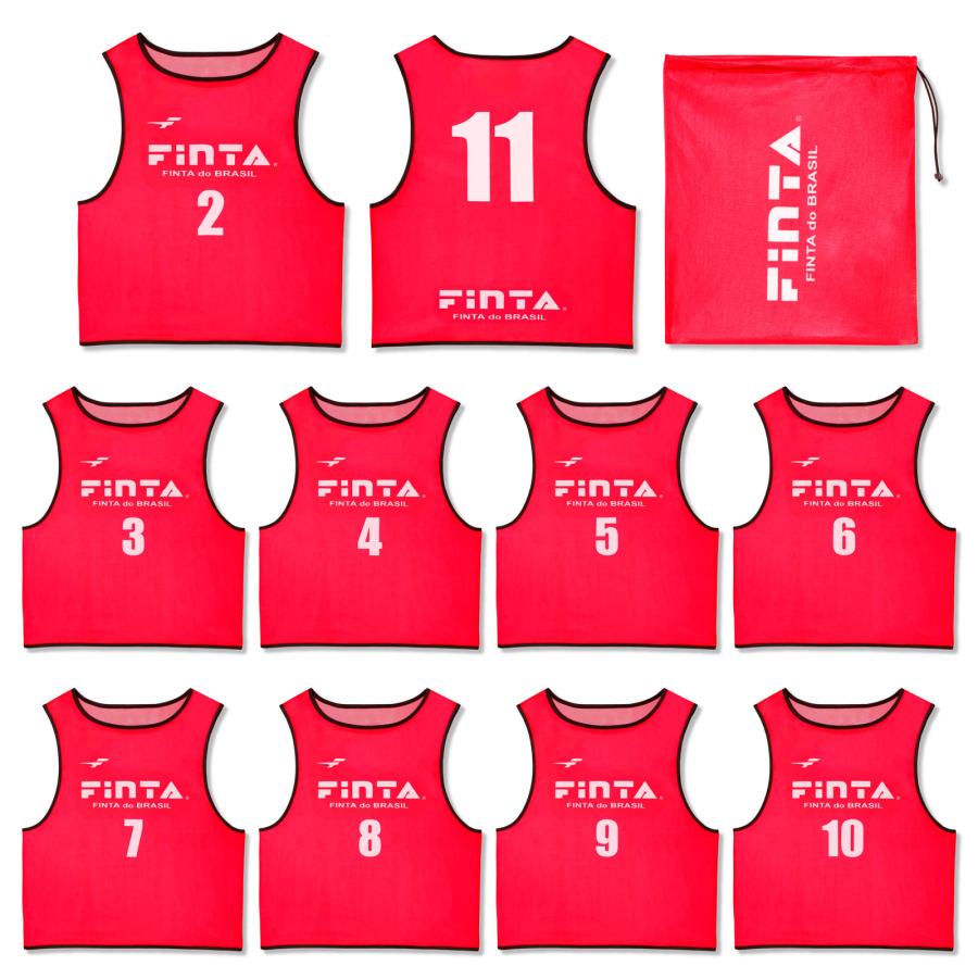 ☆FINTA☆ 美品　ビブス 10枚セット FINTA（フィンタ） サッカー フットサル ビブス ゲームベスト 大人用