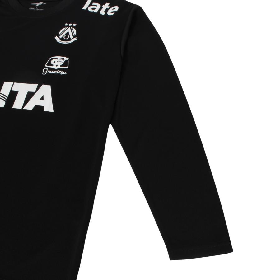 FINTA サッカー 長袖トレーニングシャツ tシャツ 黒ブラジル サッカー ブラジル代表 トレーニングウェア ブラック 長袖