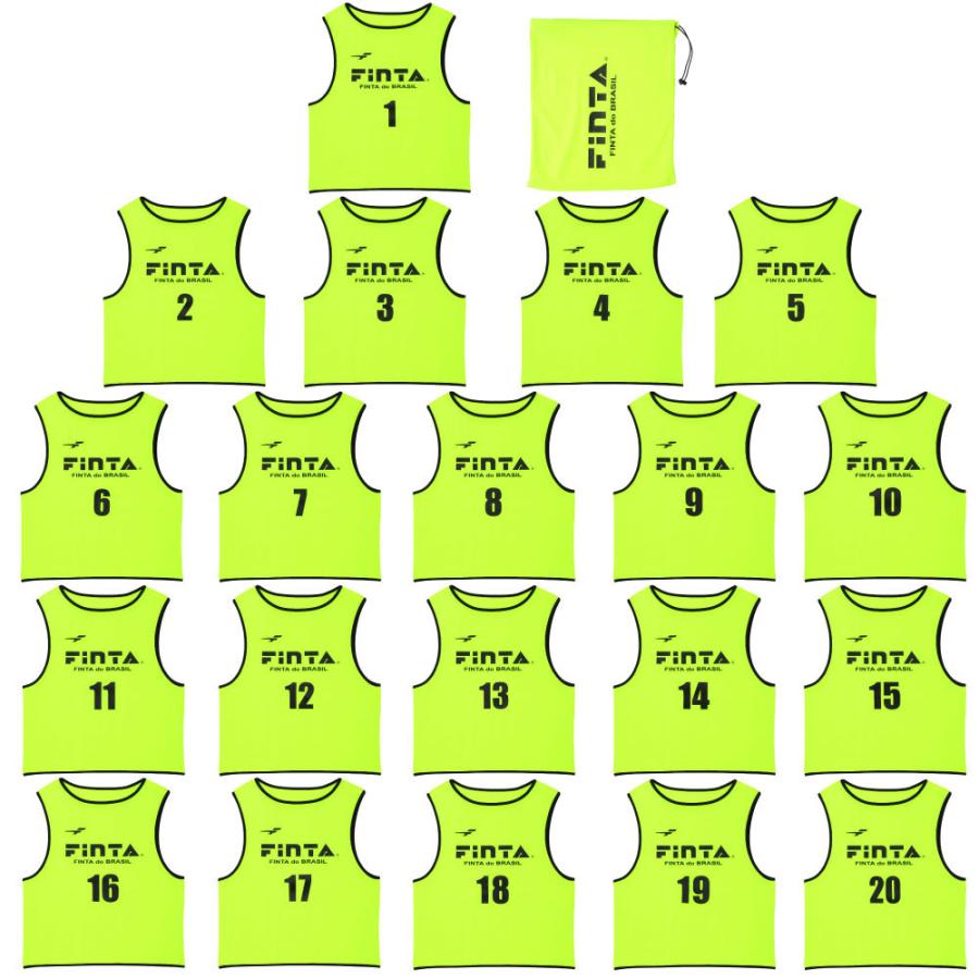 FINTA（フィンタ） サッカー ジュニア ビブス 20枚セット FT6557 FINTA