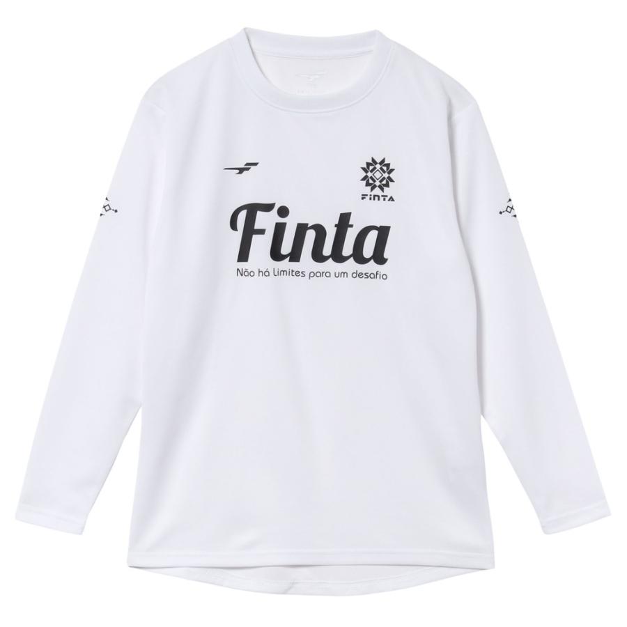 高校サッカー プラクティス長袖シャツ Sサイズ FINTA サッカー ジュニア Jr 長袖 プラクティス Tシャツ FT8868