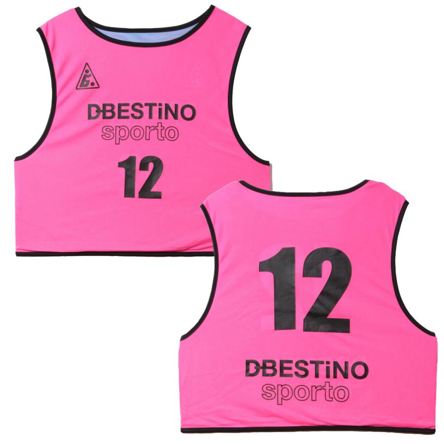 大人 / ジュニア フリーサイズ リバーシブル ビブス 12枚セット（番号1  