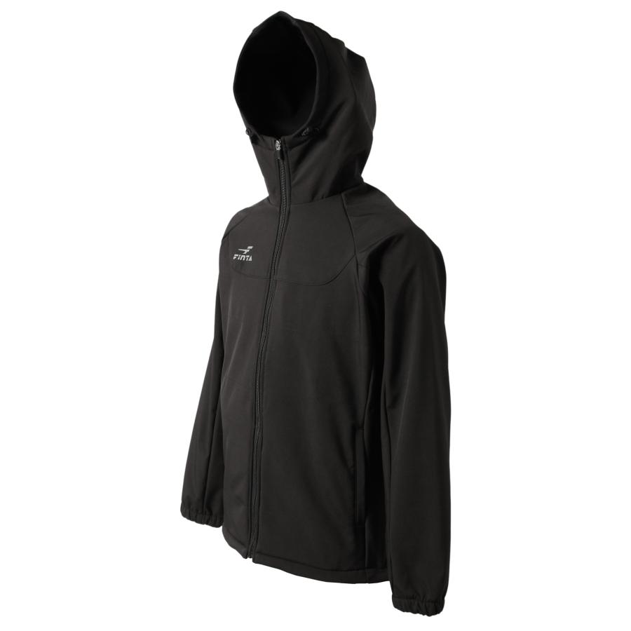 新品＊フィンタ＊ボンディングジャケット＊ブラック FINTA（フィンタ） サッカー フード 付き ボンティング ジャケット