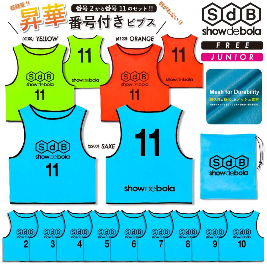 FINTA（フィンタ） サッカー ビブス 10枚セット 大人用フリーサイズ