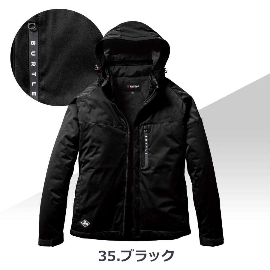 「単品」 BURTLE バートル 防寒ジャケット 「 3260 」 ストレッチフーディ ストレッチ 防水 保温 防寒  秋冬 メンズ レディース ユニセックス 作業服 作業着 | BURTLE | 03