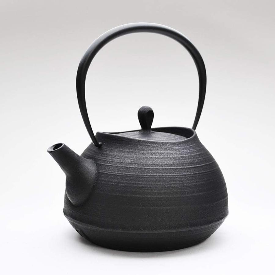 南部鉄器 鉄瓶 刷毛目 1L 黒仕上げ 壱鋳堂 直火 IH 日本製 南部 南部鉄器 鉄瓶 刷毛目 1L 黒仕上げ 壱鋳堂 直火 IH 日本製 南部