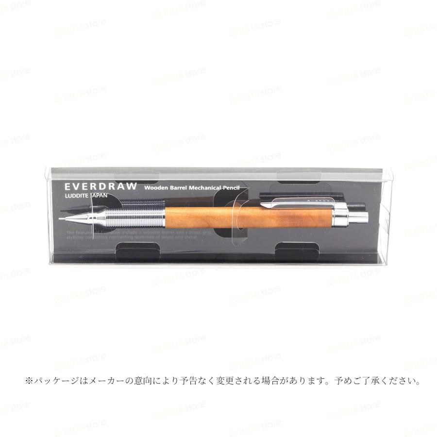 LUDDITE（ラダイト） シャープペンシル EverDraw Wood 0.5 シャーペン
