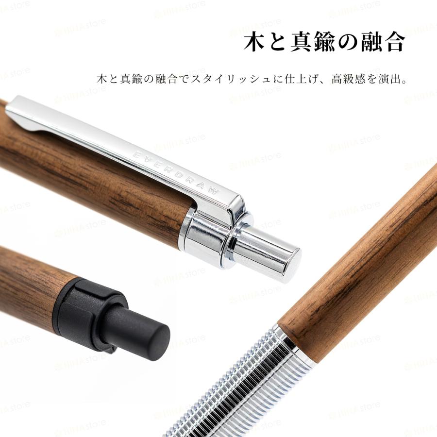 LUDDITE（ラダイト） シャープペンシル EverDraw Wood 0.5 シャーペン