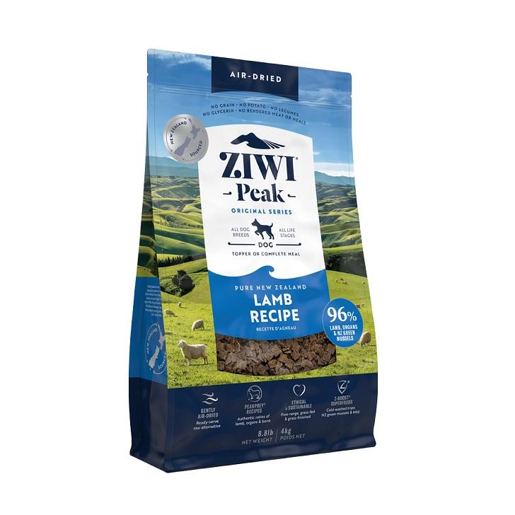 ZIWI Peak ジウィピーク　ラムレシピ 4kg 選べるおまけ付き】ジウィピーク ドッグフード エアドライ ラムレシピ