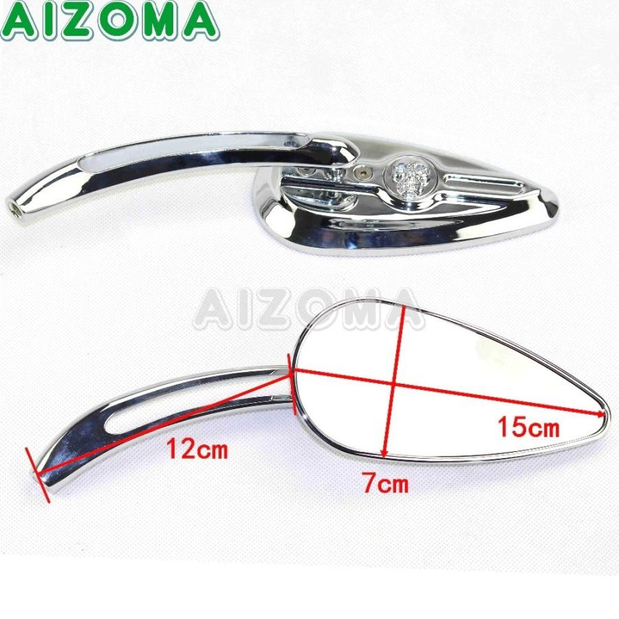 ハーレー バックミラー スカル 純正タイプ スポーツスター ダイナ ツーリング ソフテイル xl883/xl1200/fxd/FL |  | 05