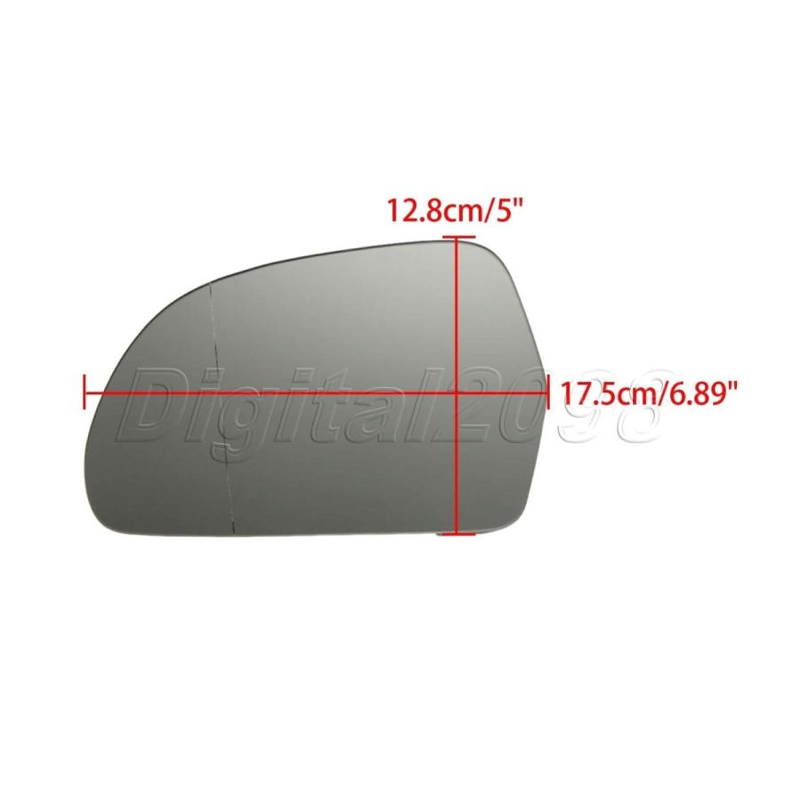 2本 L+R 車 ドアウイングミラーガラス バックミラーサイドミラーアウディ A3 A4 S4 A5 a6 S6 A8 オールロード Q3 |  | 01