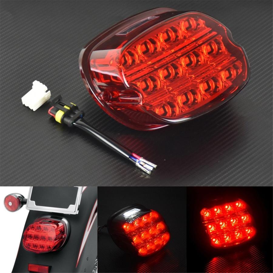 ハーレー テールランプ スモーク LED12V　ブレーキランプ スポーツスター ダイナ ファットボーイ ソフテイル アイアン ローライダー |  | 06