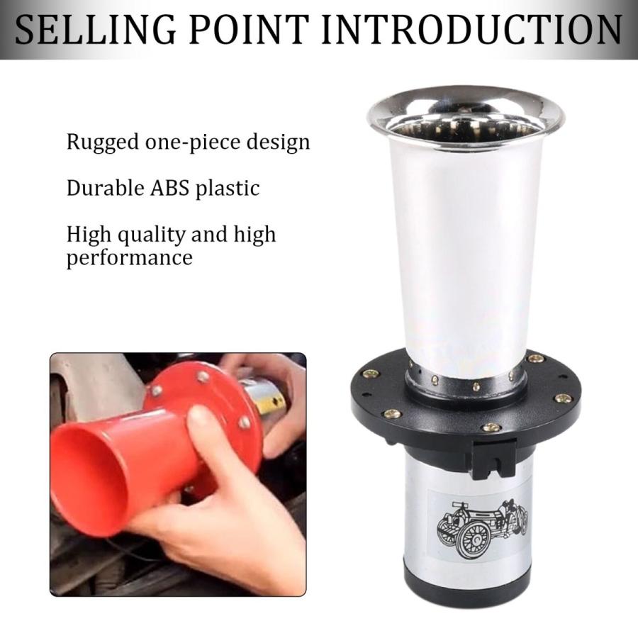 アラーム 警報 音 シフレットホーン ヤンキーホーン エアーホーン ラッパ トラック 12V |  | 04