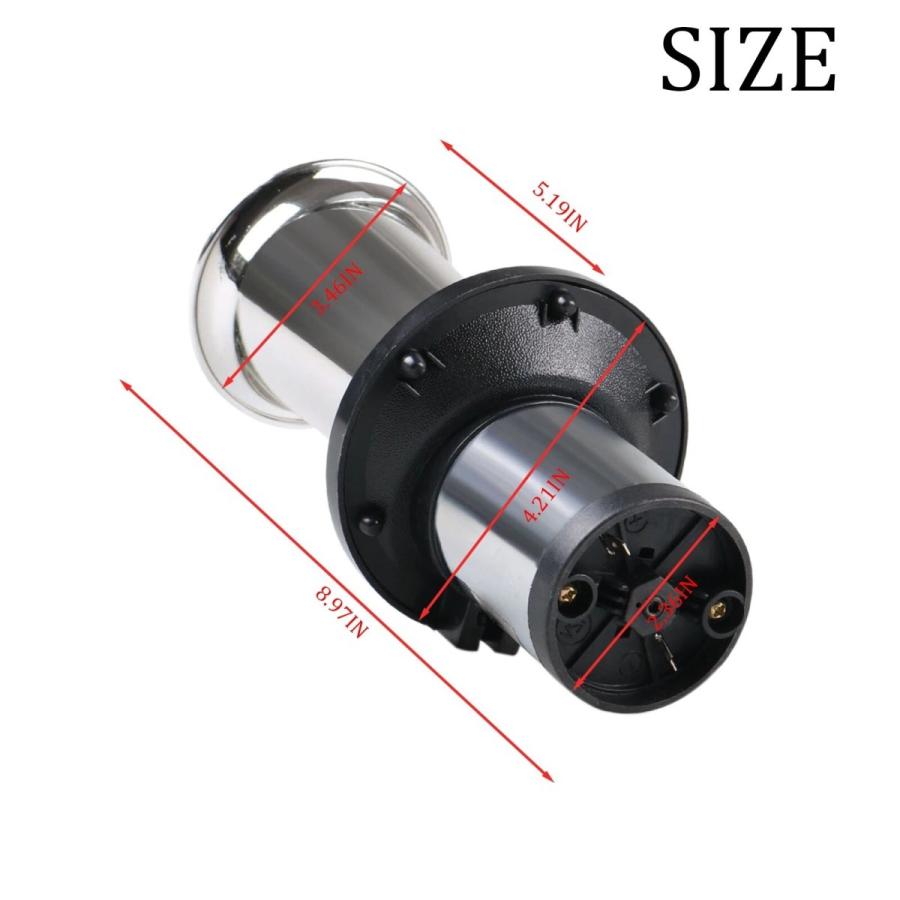 アラーム 警報 音 シフレットホーン ヤンキーホーン エアーホーン ラッパ トラック 12V |  | 05