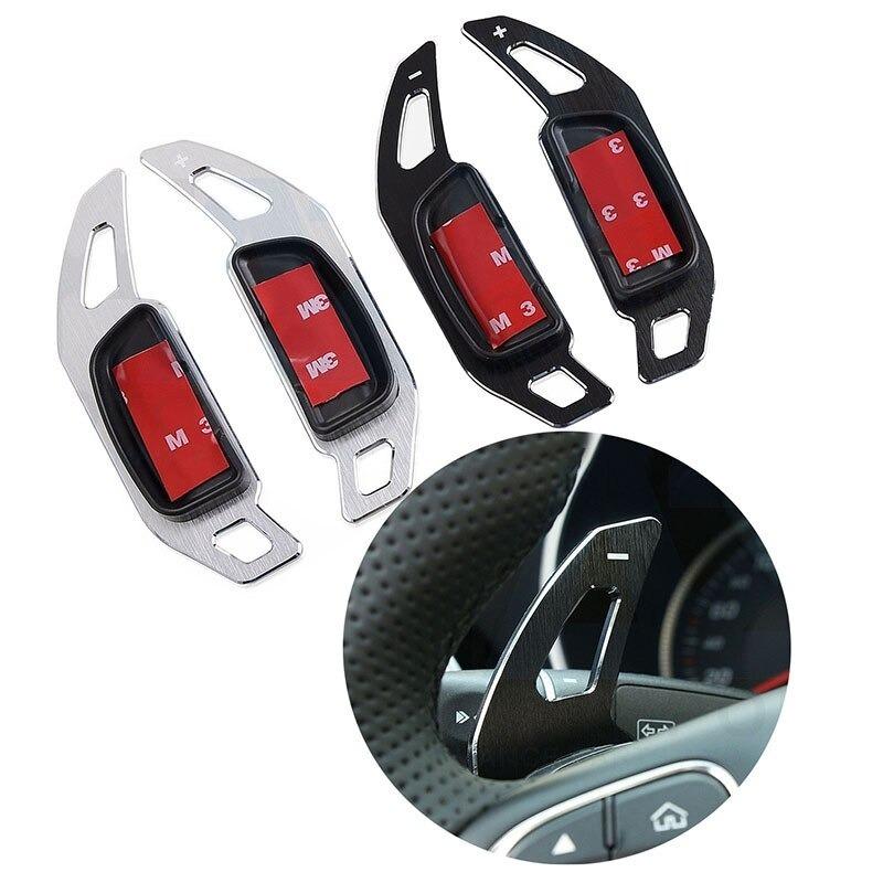 メルセデス ベンツ Cクラス W204 E W212 CLS W218 2011-2015 メタル ステアリング ホイール パドルシフト 内装 カスタム アクセサリー | 