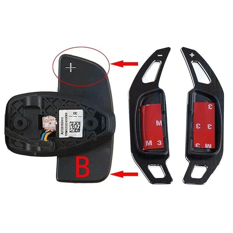 メルセデス ベンツ Cクラス W204 E W212 CLS W218 2011-2015 メタル ステアリング ホイール パドルシフト 内装 カスタム アクセサリー |  | 04