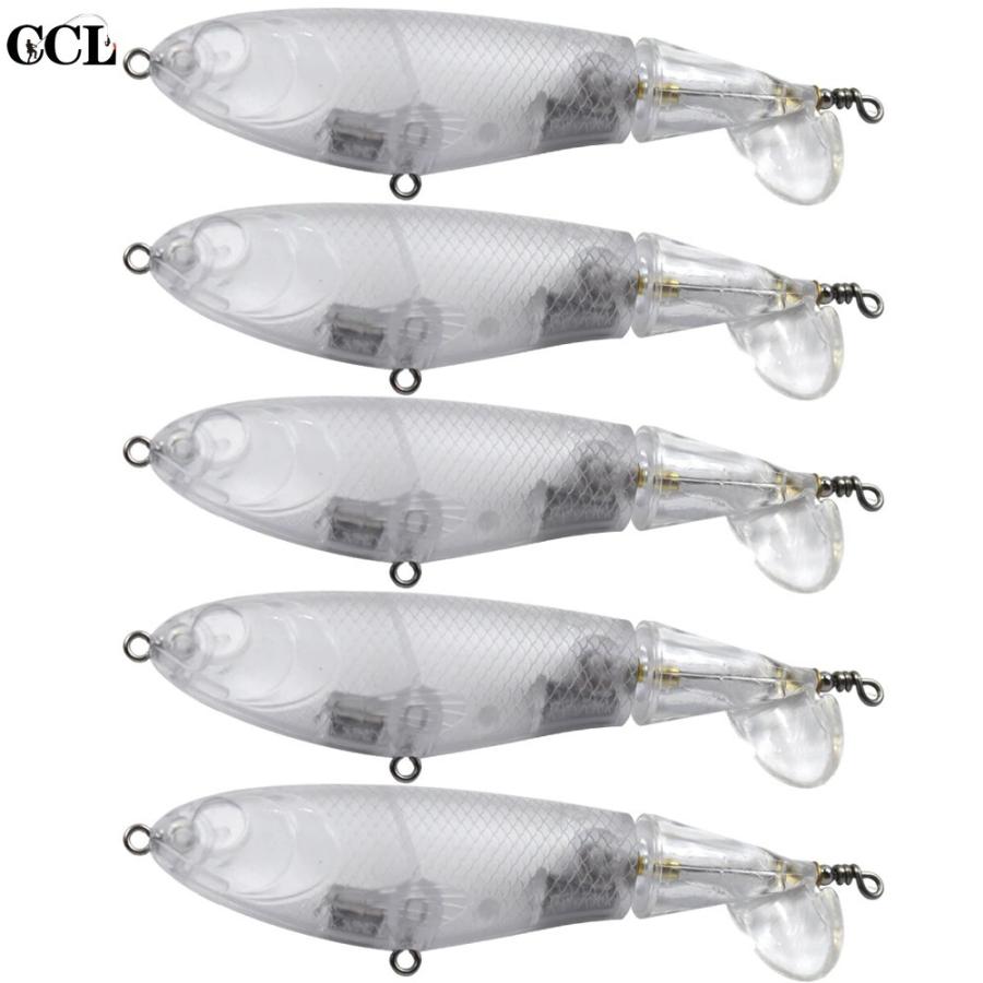 透明体 未塗装 ハード ベイト トップ ウォーター ポッパーブランク