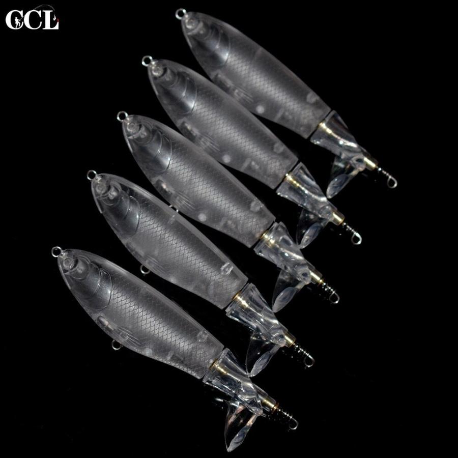 透明体 未塗装 ハード ベイト トップ ウォーター ポッパーブランク