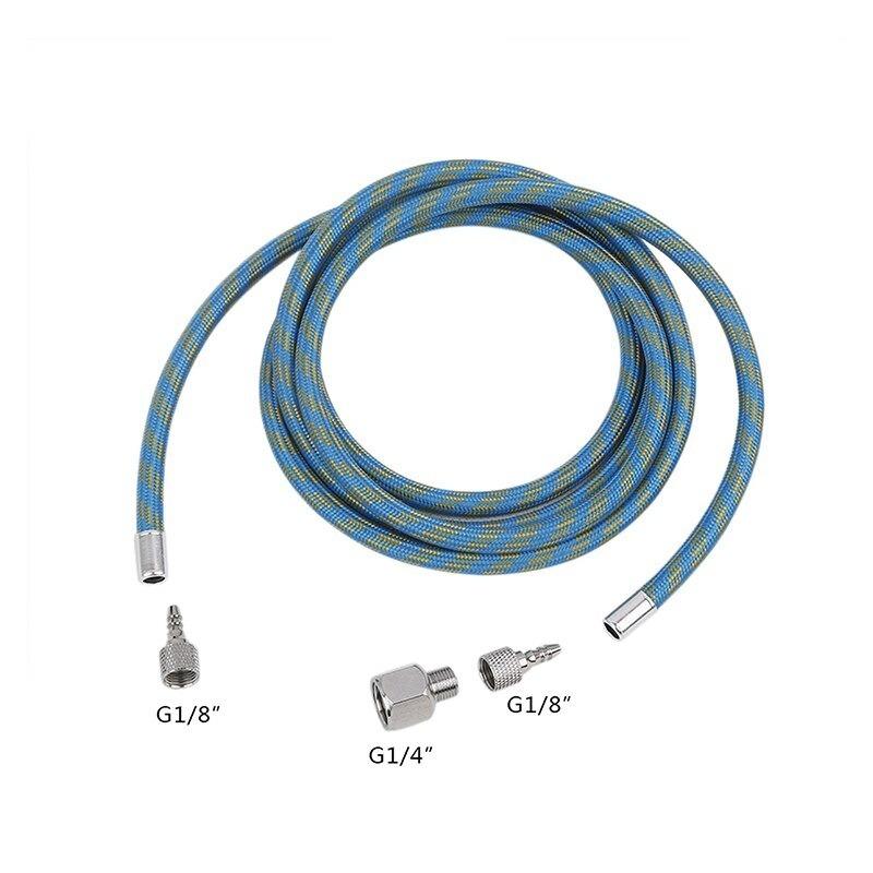 180センチメートルナイロン編 組エアブラシエアーホース スプレーペン織パイプ スプレーペインガンコンプレッサー空気ホース |  | 04