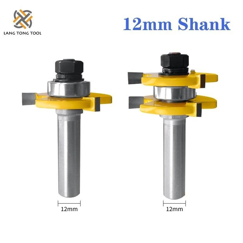 タン＆グルーブ ルータービット 12mm軸 or 1/2shank 板継ぎ、パネル用 ルーター トリマービット |  | 07