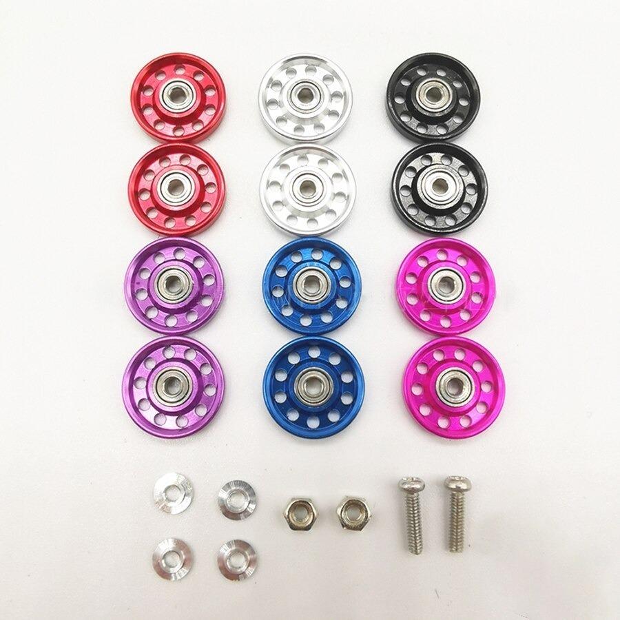 4個95301軽量13ミリメートルアルミボール-レースローラーringlessスペアパーツタミヤミニ4WD車モデル | 