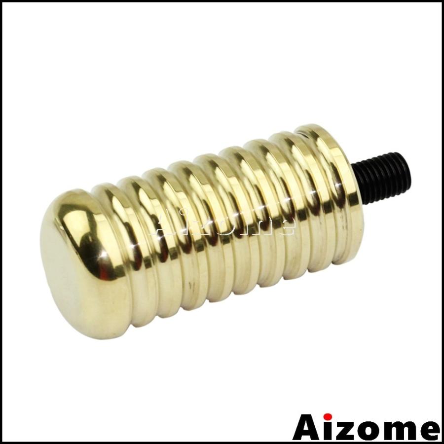 真鍮 ブラス シフトノブ シフト ペダル ハーレー パン ナックル ショベル シフター ペグ |  | 06