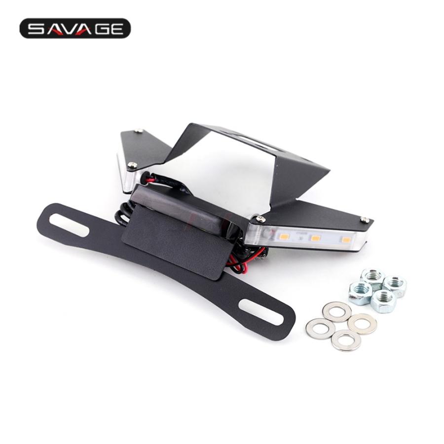 カワサキ Z250 300 400 ニンジャ Ninja 2018 2019 2020 ナンバープレートホルダー フェンダーレスキット LED ウインカー |  | 01