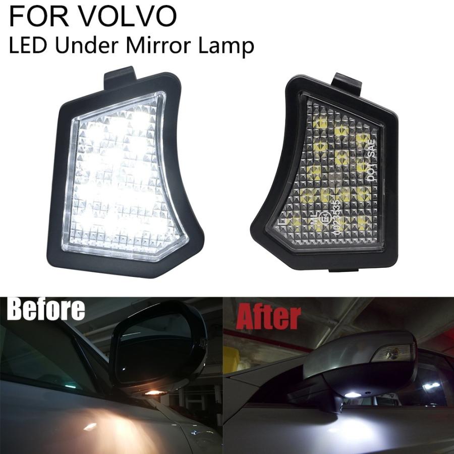 ボルボ アンダーミラー ウェルカム ランプ LED V40 V50 V60 V70