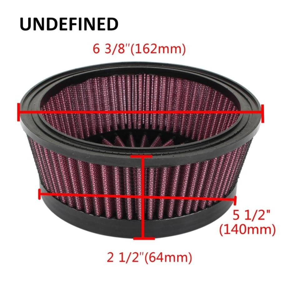 ハーレー エア クリーナー インテーク フィルター レッド ブルー ブラック ツーリング エレクトラ グライド スポーツスター ソフテイル |  | 08