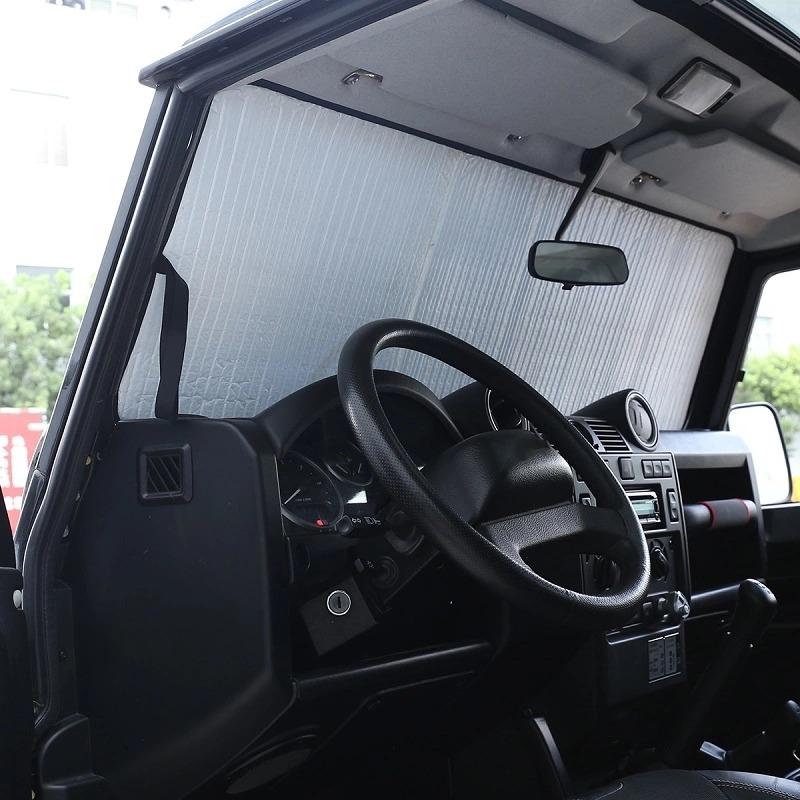 ランドローバー ディフェンダー用 サンシェード フロントガラス サン