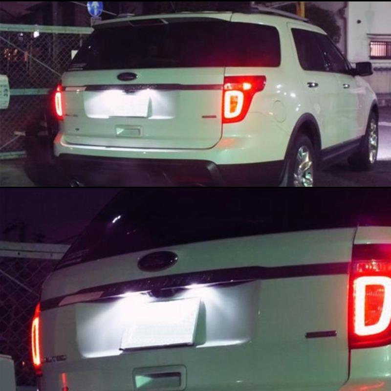 フォード リア ナンバープレート ライト ランプ LED 12V 3W 6000K ホワイト エクスプローラー エスケープ フュージョン BB5Z-13550-A |  | 05