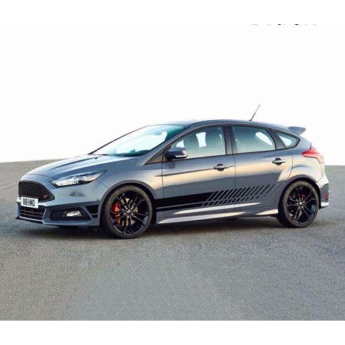 車 サイド ステッカー 2ｍ デカール ストライプ スポーティ 防水 ブラック レッド ホワイト |  | 04