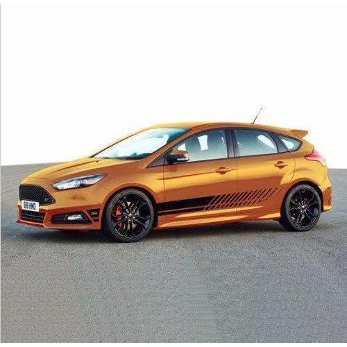 車 サイド ステッカー 2ｍ デカール ストライプ スポーティ 防水 ブラック レッド ホワイト |  | 07