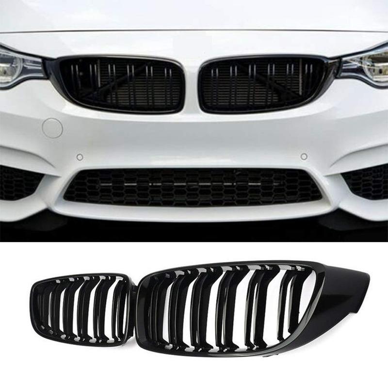 BMW キドニーグリル 4シリーズ F32 F33 F36 F80 F82 M4 F80 Mスポーツ グロスブラック ダブルフィン 純正交換 |  | 04