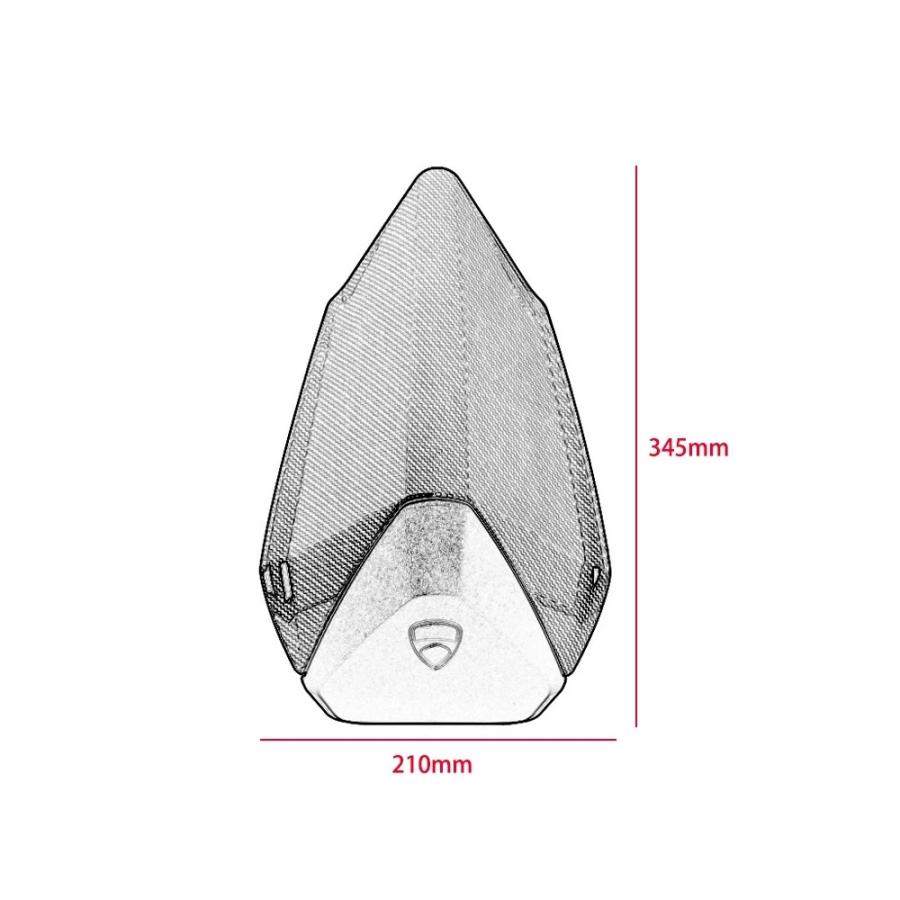 ドゥカティ 899パニガーレ2014-2015 1199 s 2012-2014 リア パッセンジャーシート  ハードリアシート カバー カウル テールリア |  | 05