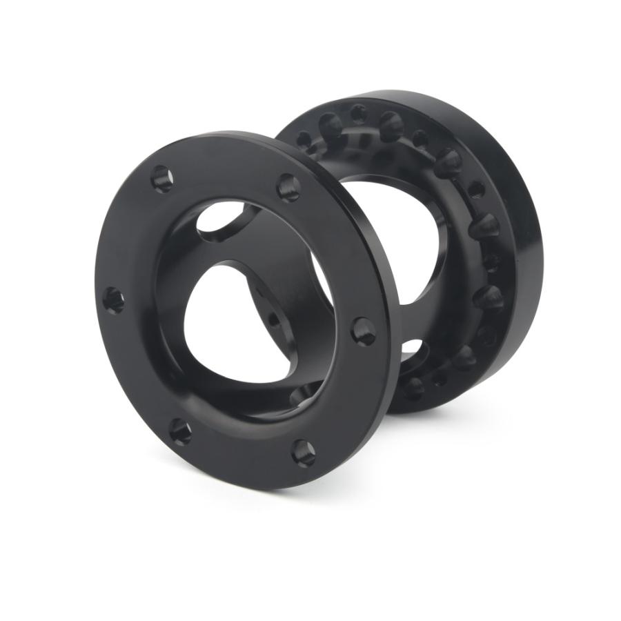 汎用 ステアリング ホイール ハンドル ハブ スペーサー 51mm 76mm 101mm ボス キット アダプター ブラック 車 自動車 |  | 04