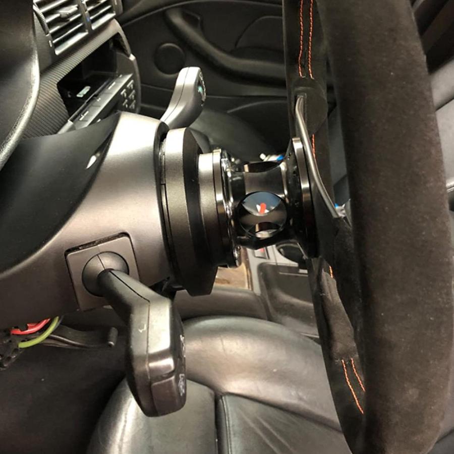 汎用 ステアリング ホイール ハンドル ハブ スペーサー 51mm 76mm 101mm ボス キット アダプター ブラック 車 自動車 |  | 08