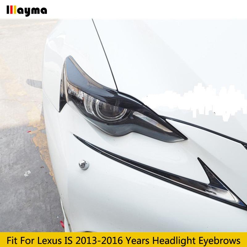 カーボン ヘッドライト カバー 眉毛 レクサス IS300 200t 250 2013-2016 |  | 05