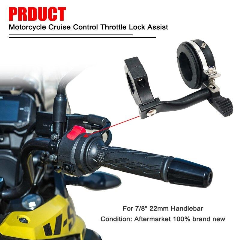 汎用 クルーズ コントロール スロットル ロック アシスト 22mm ハンドルバー ブラック オートバイ バイク スズキ DL650 DL1000 DL1050 |  | 01
