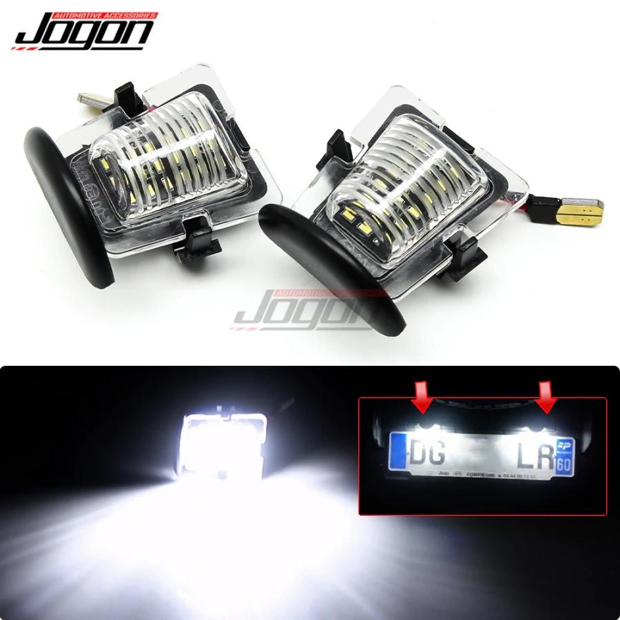 ジープ ラングラー JL JK JKU 2007-2020 LED リア バンパー トランク ナンバー プレート ライト ランプ アクセサリー 外装 カスタム | 