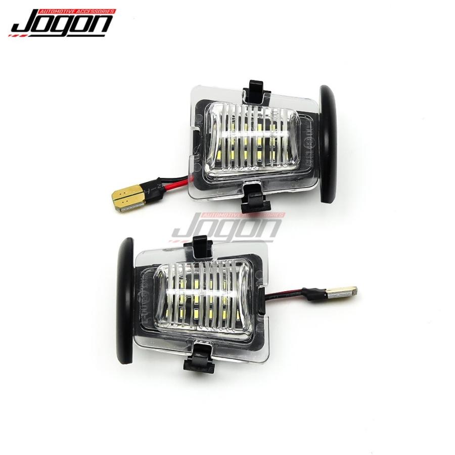 ジープ ラングラー JL JK JKU 2007-2020 LED リア バンパー トランク ナンバー プレート ライト ランプ アクセサリー 外装 カスタム |  | 02