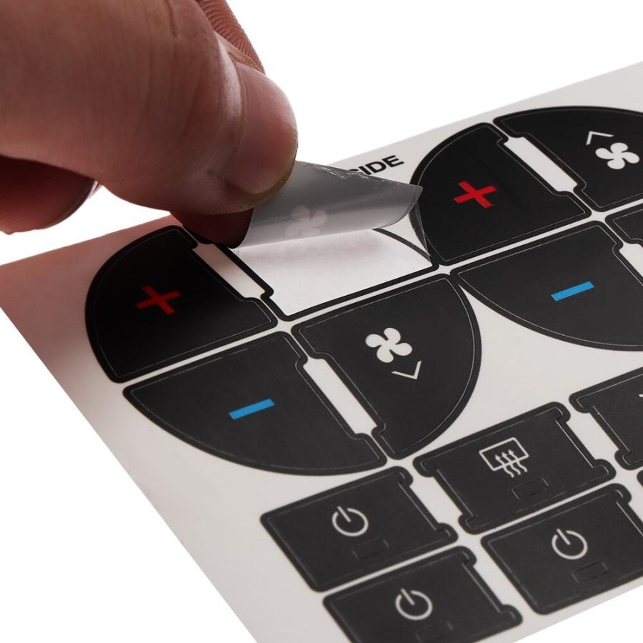 シボレー タホ シルバラード ユーコン エアコン ボタン 修理 交換  ステッカー 部品 内装 カスタム アクセサリー |  | 02