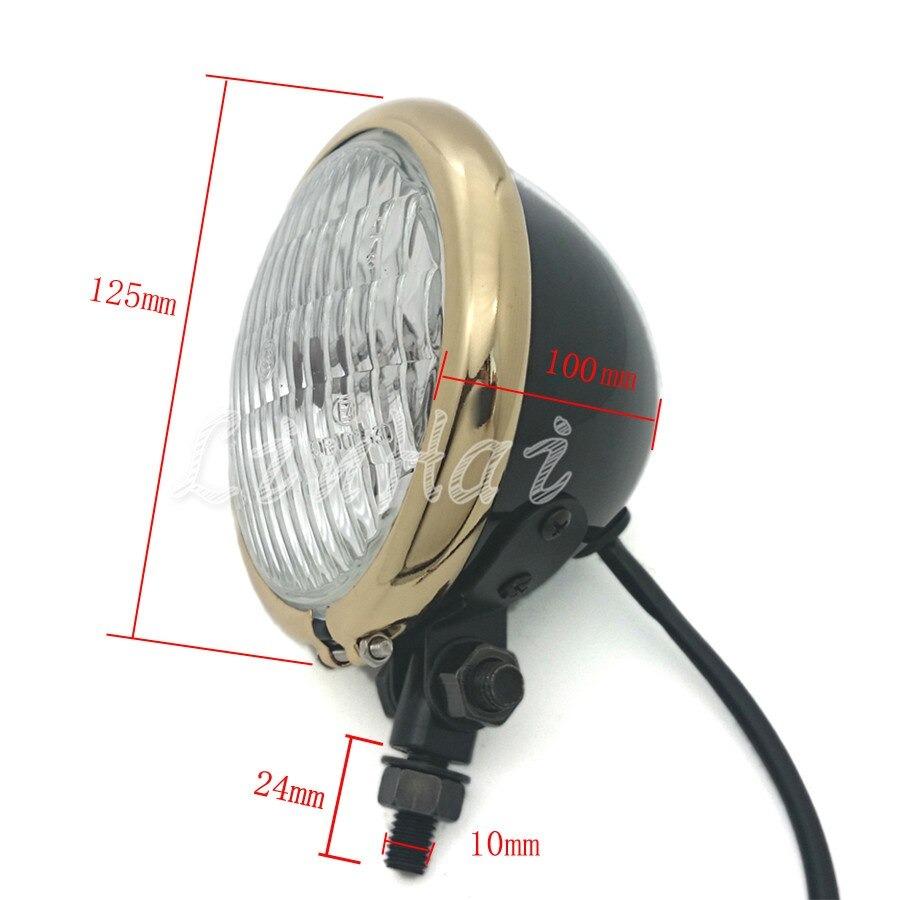 コッパー ベゼル ヘッドライト ガラスレンズ ハーレー ショベル パン