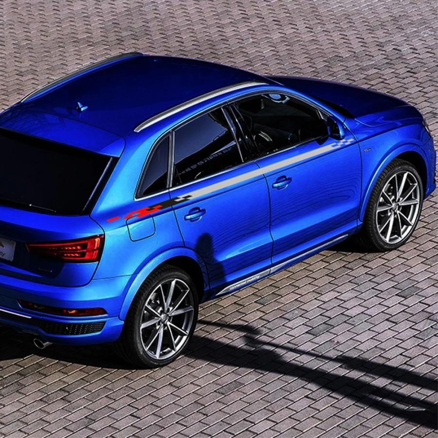 デカール ステッカー ビニール シール フィルム 車体 ボディ サイド ドア ライン 装飾 外装 自動車 A3 A4 Q5 カローラ シビック フォード |  | 03