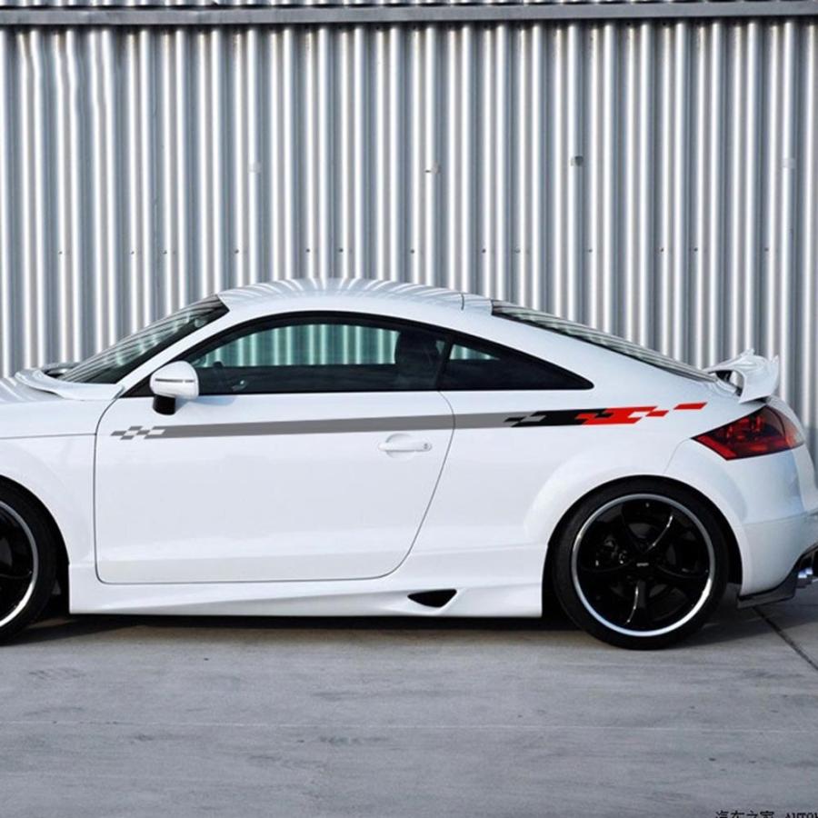 デカール ステッカー ビニール シール フィルム 車体 ボディ サイド ドア ライン 装飾 外装 自動車 A3 A4 Q5 カローラ シビック フォード |  | 02