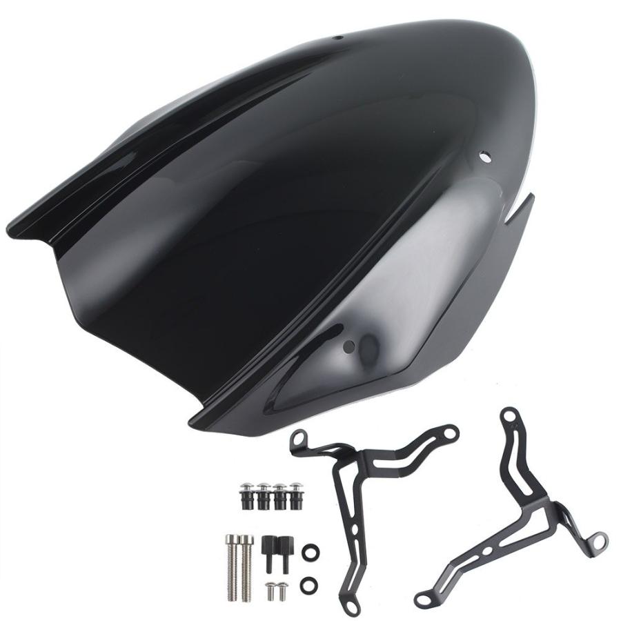 スズキ GSX-S750 GSXS 750 2017-2021 フロントガラス ウインドシールド デフレクター プロテクター ブラック クリア オートバイ バイク |  | 04