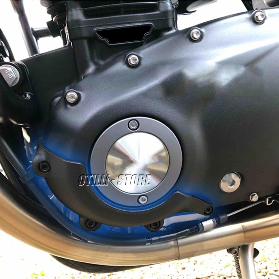 トライアンフ　ボンネビル、スクランブラーなどにライトストーンガード AJS スクランブラー ヘッドライトストーンガード | AJS・SKYTEAM