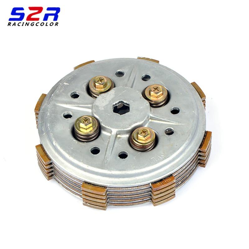 クラッチプレート ドラム アセンブリ バスケット フリクションプレートキット 5枚 ヤマハ YBR125 YB 125 XTZ125 TTR-125 | 