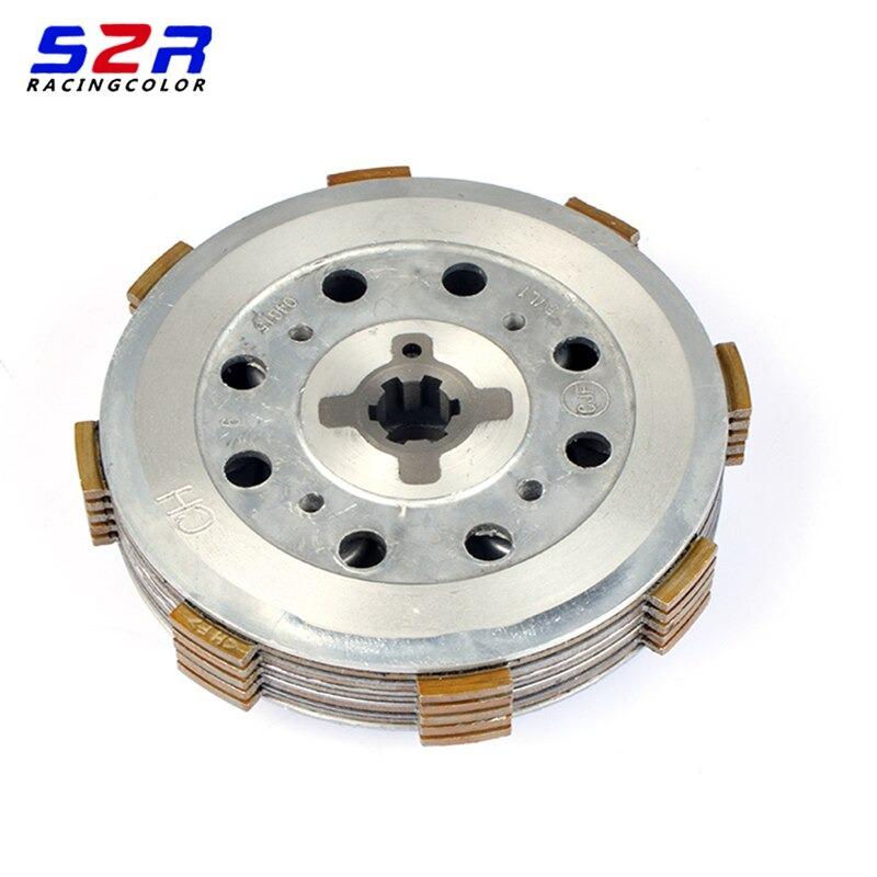 クラッチプレート ドラム アセンブリ バスケット フリクションプレートキット 5枚 ヤマハ YBR125 YB 125 XTZ125 TTR-125 |  | 01