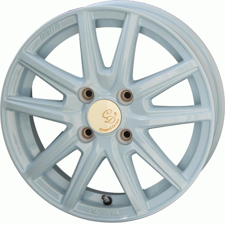 かわいい デコルカヌレ 1445 45 4 100 シエルブルー N Box スペーシア タント対応 Kyoho アルミホイール 110 Cannelecb001 スーパーブブ 通販 Yahoo ショッピング